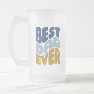 Bester Papa Mattglas Bierglas