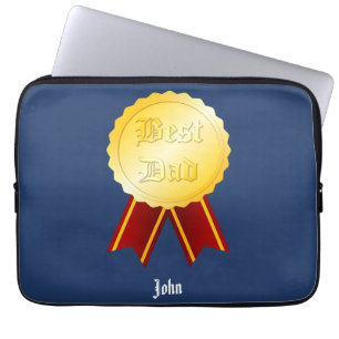 Bester Papa Medaillenband Vatertag Laptopschutzhülle