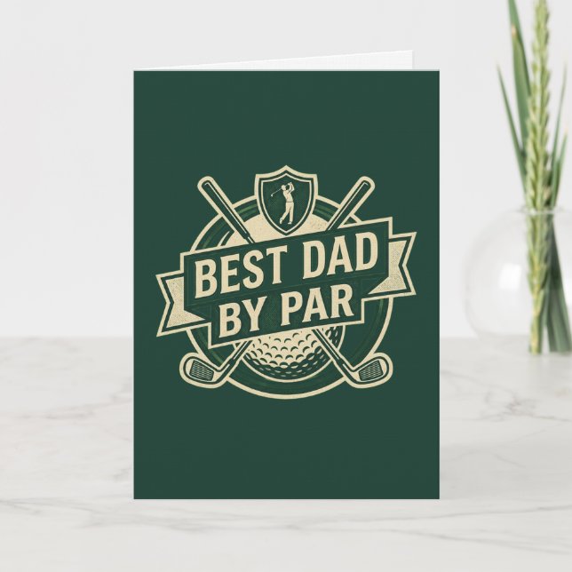 Bester Papa Par Geburtstag Karte (Vorderseite)