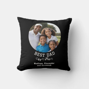 Bester Papa Par Golf-Themener Vater's Day Foto Kissen