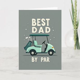 Bester Papa Par-Themen-Karte Karte