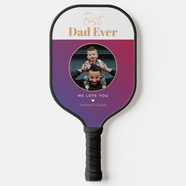 Bester Papa Pickleball Schläger (Vorderseite)