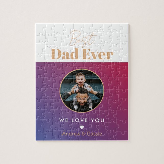 Bester Papa Puzzle (Vertikal)