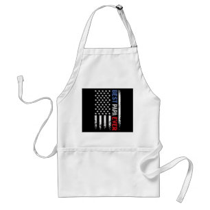 Bester Papa-Tag des Vaters mit amerikanischer Flag Schürze