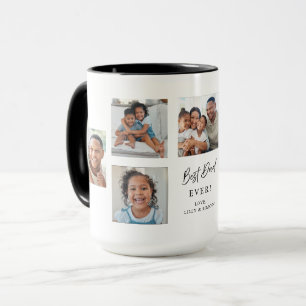 Bester Papa überhaupt Benutzerdefinierte 7-Bilder- Tasse