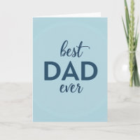 Bester Papa überhaupt Blaue Karte