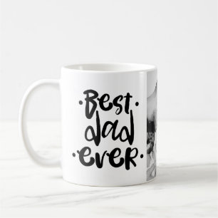 Bester Papa überhaupt Cool Schwarz Schrift Foto Va Kaffeetasse