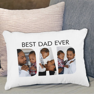 Bester Papa überhaupt Foto Dekokissen
