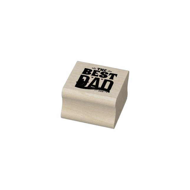 Bester Papa überhaupt Gummistempel (Stempel)