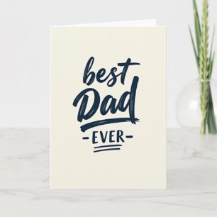 Bester Papa überhaupt Indigo-Kunstkarte Karte