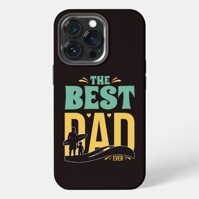 Bester Papa überhaupt iPhone Hülle (Hinten)