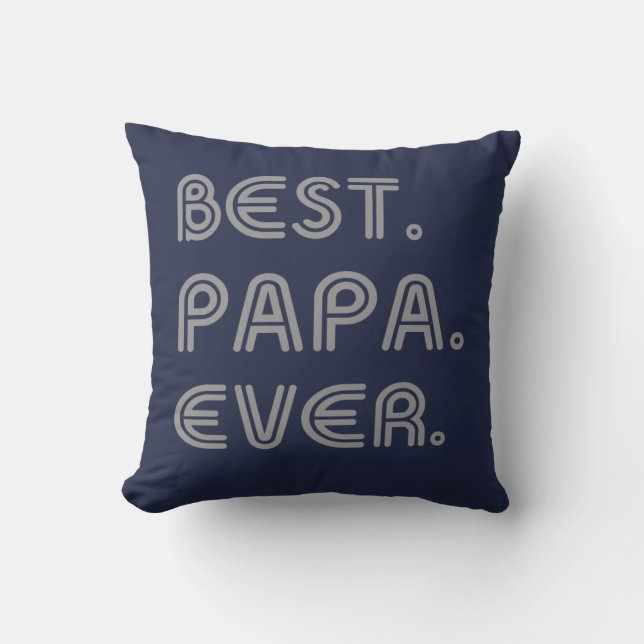 BESTER PAPA ÜBERHAUPT KISSEN (Vorderseite)
