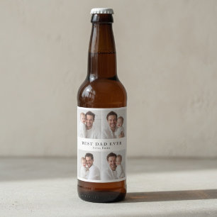 Bester Papa überhaupt Personalisiert Bierflaschenetikett
