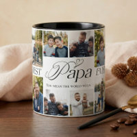 Bester Papa überhaupt Personalisierte Fotocollage