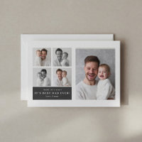 Bester Papa überhaupt Personalisierte Fotokarte |