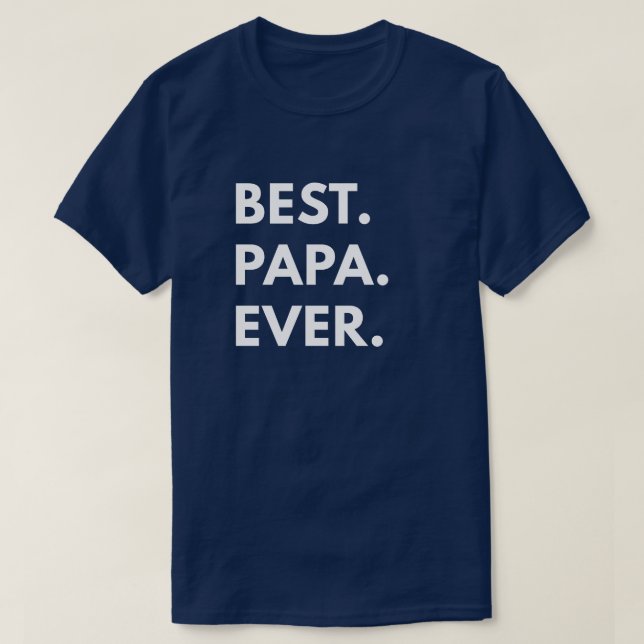 Bester Papa überhaupt T-Shirt (Design vorne)