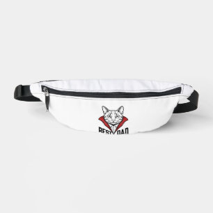 Bester Papa Vampir Katze Vintage Gravur Design_1 Bauchtasche