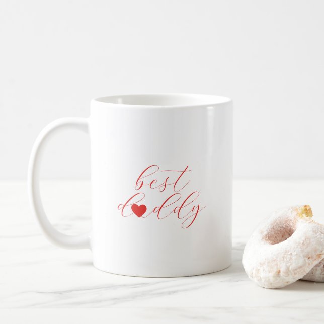 Bester Papa, Vatertagsgeschenk, Papa Kaffeetasse (Mit Donut)