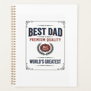 Bester Papa Vintage Gravur T-Shirt Design_1 Planer