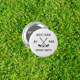 Bester Papa von Par Golf Vatertag Daddy-Geschenk Button