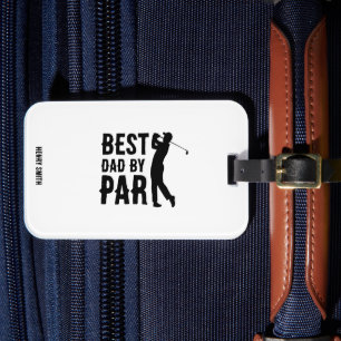 Bester Papa von Par Golf Vatertag Daddy-Geschenk Gepäckanhänger