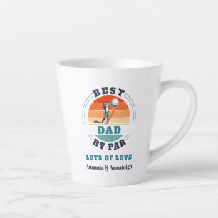 Bester Papa Von Par Retro Maßanfertigung Von Den T Milchtasse