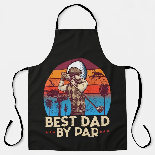 Bester Papa von Par Schürze (Vorderseite)