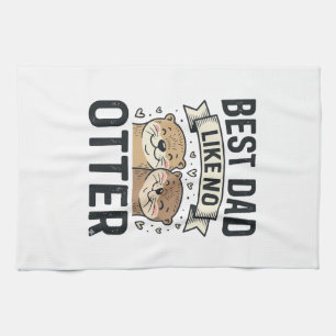 Bester Papa wie kein anderer Otter Süßer Otter Vat Geschirrtuch