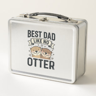Bester Papa wie kein anderer Otter Süßer Otter Vat Metall Brotdose