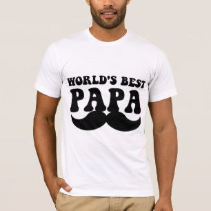bester Papaschnurrbart der Welt T-Shirt