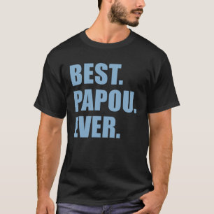 Bester Papou je griechischer Großvater T-Shirt