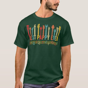 Bester Pappy je Daddy Guitar Vathers Da T-Shirt