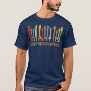 Bester Pappy je Daddy Guitar Vathers Da T-Shirt
