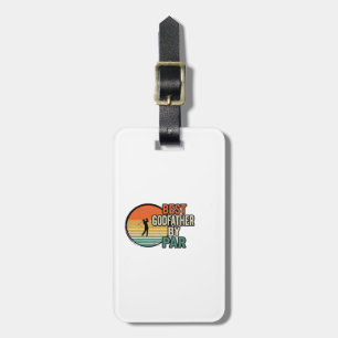 Bester Pate von Par Vintage Golf Vektor Design_1 Gepäckanhänger