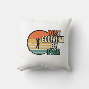 Bester Pate von Par Vintage Golf Vektor Design_1 Kissen