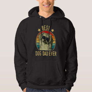 Bester Pekingese Vater je Hund Vatertag Hoodie