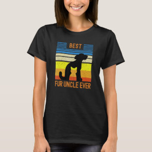 Bester Pelz Onkel Aller Zeiten Lustig Vintage Retr T-Shirt