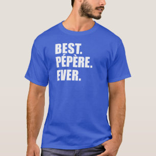 Bester Pepere je französischer Großvater T-Shirt