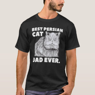 Bester Perserkatzenvater Aller Zeiten Katze T-Shirt