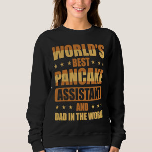 Bester Pfannkuchen-Assistent und Vater der Welt Sweatshirt