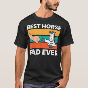 Bester Pferdevater Aller Zeiten Equestrian T-Shirt
