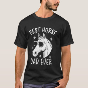 Bester Pferdevater Aller Zeiten Lustiges Pferd T-Shirt