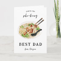 Bester Pho-King-Vater je | Vatertagskarte