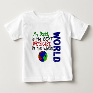 Bester Physiker in Welt 2 (Vati) Baby T-shirt