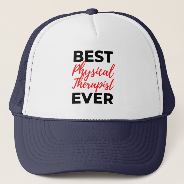 Bester Physiotherapeut je 2 Truckerkappe (Vorderseite)