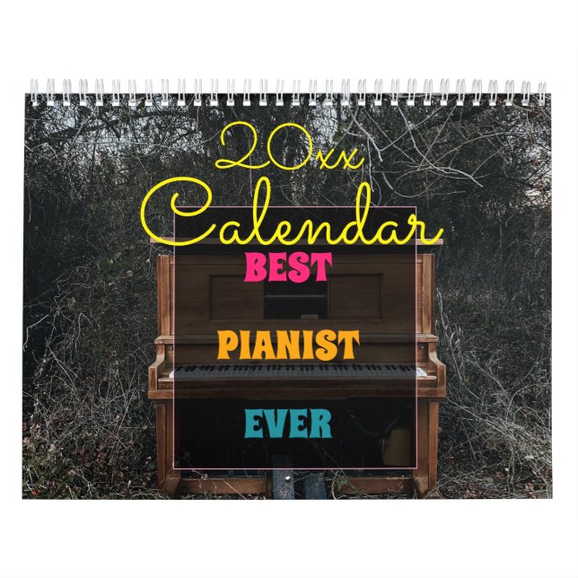 Bester Pianist je 2023 Kalender (Titelbild)