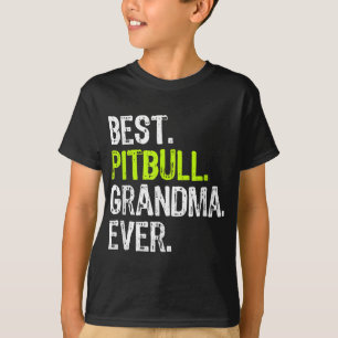 Bester Pitbull Oma je Hund Lover T-Shirt