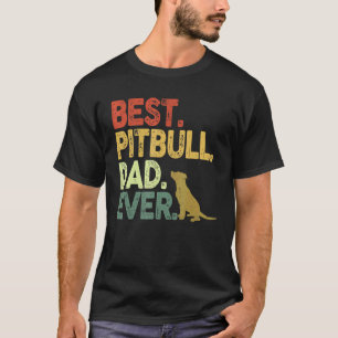 Bester Pitbull-Vater Aller Zeiten Herren Vintage T-Shirt