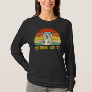 Bester Pitbull Vater je Pitbull Dog Liebhaber Väte T-Shirt