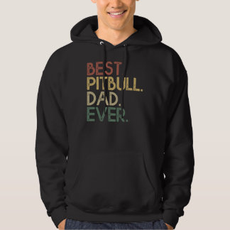 Bester Pitbull-Vater je Retro Vintag Hoodie